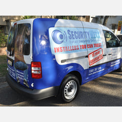 Look Design custom branded vehicle full wraps on a van